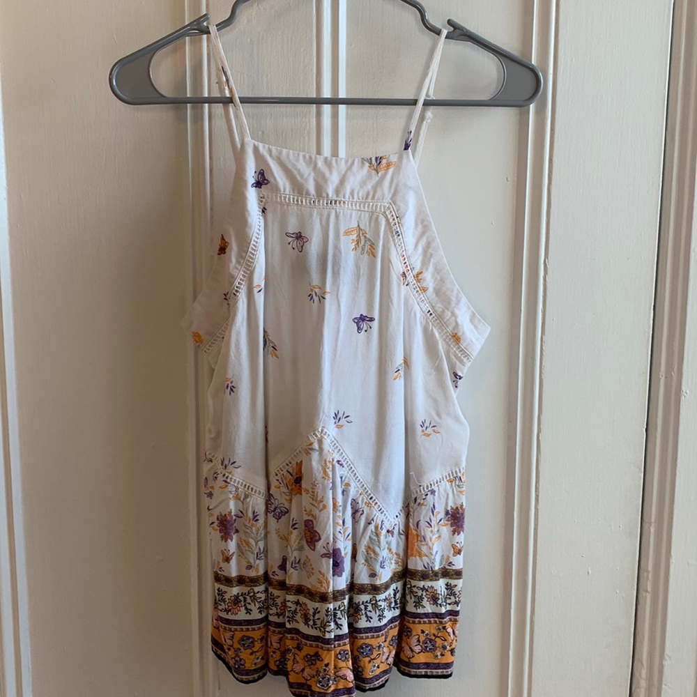 Francescas “Blue Rain” Tank Top - Size Small